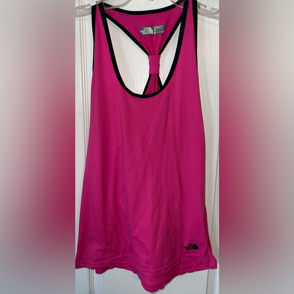 The North Face Pink Black FlashDry Tank Top Size M
